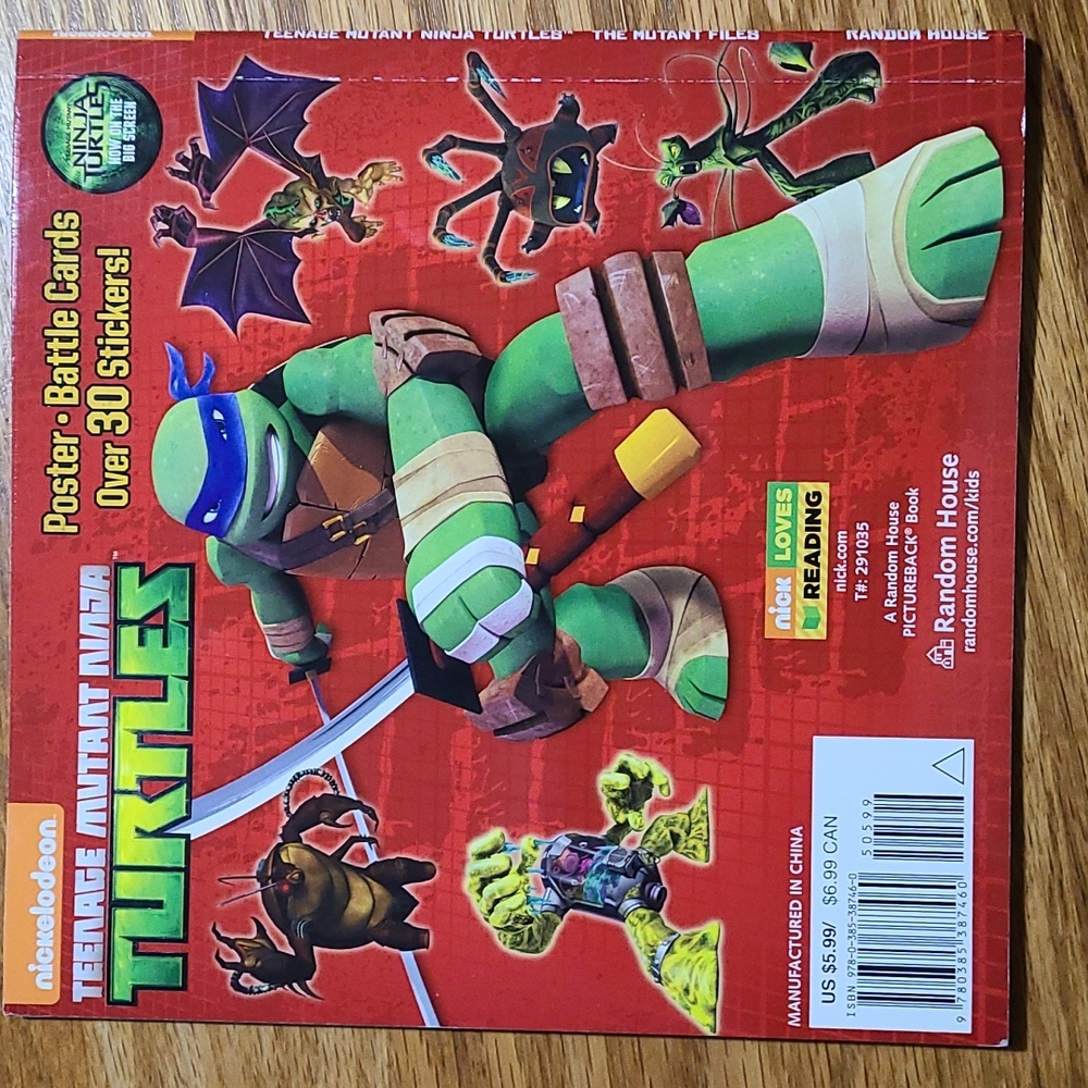 Set of 4 TMNT kids books - Picture 3 of 9